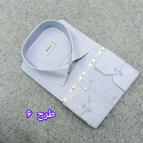 پیراهن طرحدار مردانه قواره ازاد ( قواره کلاسیک ) _ استین بلند