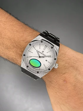 ساعت مچی اودمار پیگه بند سیلور صفحه سفید Audemars Piguet