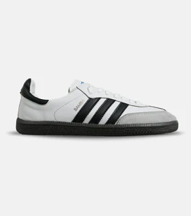 کفش کتانی مردانه و زنانه سفید مشکی ADIDAS Samba