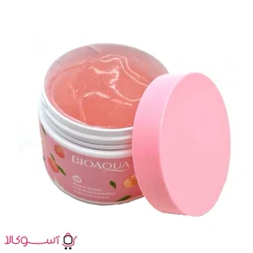 ماسک و اسکراب صورت بیوآکوا مدل peach extract وزن 140 گرم