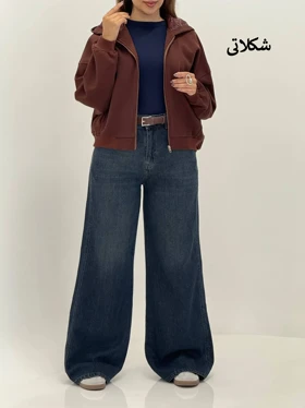 3941-سویشرت باکسی ( ایراددار )