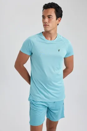 تیشرت DeFactoFit Standard Fit Crew یقه تیشرت A1729AX23SM