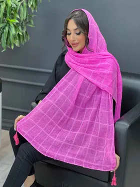 شال پلیسه خارجی لمه دار 3217