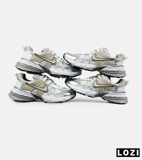 کفش کتانی مردانه و زنانه سفید کرم طوسی Nike cushlon