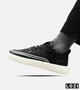 کفش کتانی کژوال مردانه مشکی سفید ZARA