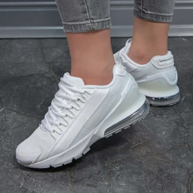 کتانی اسپرت ست مردانه زنانه رنگ سفید مدل نایک ایر nike air max pulse کپسول دار