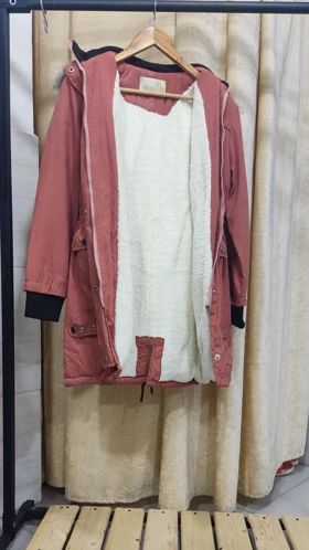 کاپشن زنانه داخل پشم