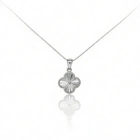 گردنبند نقره زنانه طرح ونکلیف