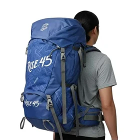 کوله پشتی کوهنوردی 45 لیتری صخره مدل Rise-45 (آبی)