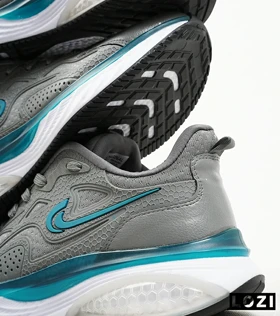 کفش کتانی مردانه طوسی سفید آبی Nike air max pluse
