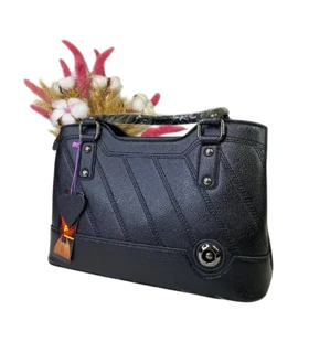 کیف زنانه چرم درجه 1 مشکی 3544ta