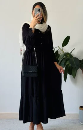 پیراهن مانتویی نورا