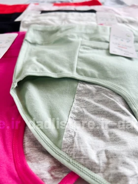 شورتکس قاعدگی نخ پنبه جیب‌دار