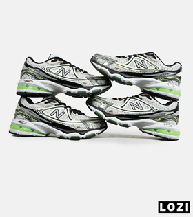 کفش کتانی مردانه و زنانه سفید سبز مشکی NEW BALANCE 1064 مدل 6742