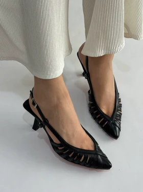 پاشنه هزار بند 4453 (مشکی)