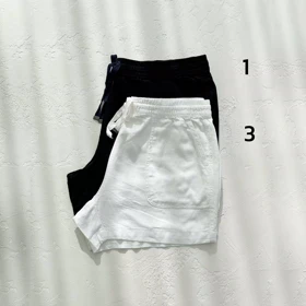 شورتک زنانه لینن میکس