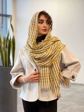 شال پاییزه ژووه (لیمویی)