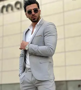 کت اسپرت طوسی