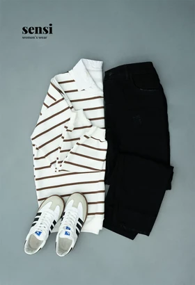 شلوار جین مام استایل ذغالی سایز بزرگ کد1000493