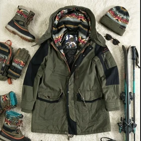 SIZE L-M کاپشن بلند طبیعتگردی و شهری حرفه ای اورجینال از برند Haiker مدل Codes Combine