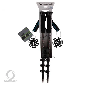 باتوم کوهنوردی 3 کلیپس snow hawk مدل STPS-314 (قرمز)