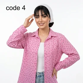 شومیز نخی پاپیونی اوپال علیدسا (کد 4)