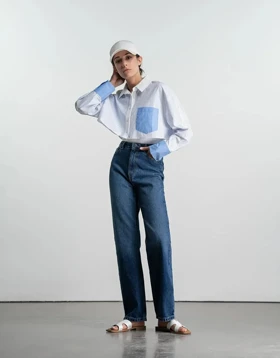 کراپ راه راه چیب مچ نارنگ