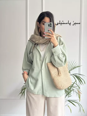 مانتو شومیزی مرجان ( دارای ایراد جزئی )