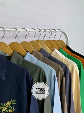 مانتو لینن جیب گلدوزی(ایراد دار)