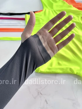 کراپ تاپ گره‌ای فینگر دار ورزشی نایکی Nike