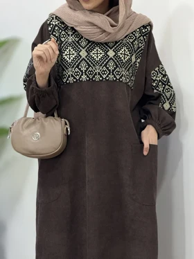 پیراهن مانتویی پاییزه آوان 4