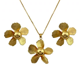 نیم ست زنانه طرح گل آینه ای، ظرافت در اوج زیبایی