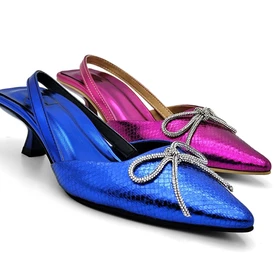 کفش مجلسی زنانه پاشنه‌دار 3 سانت مدل 4027 _ sandal valentino