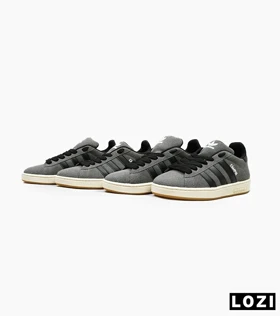 کفش کتانی مردانه طوسی مشکی ADIDAS Campus
