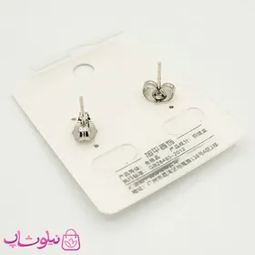 گوشواره میخی ژوپینگ دخترانه طرح شاخه برگ