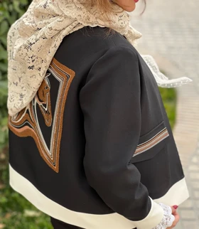 کت تکه دوزی گلدوزی
