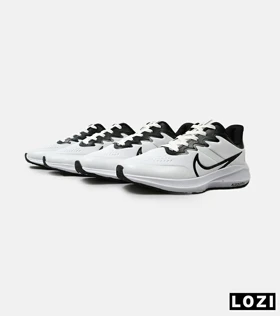 کفش کتانی مردانه سفید مشکی NIKE AIR zoomx