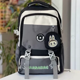 کوله پشتی مدرسه برزنتی طرح لبوبو