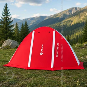 چادر 3 نفره کاراکال CA-T1002 SNOW SKIRT گتر دار (قرمز)