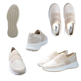 کفش اسپرت زنانه مدل sneaker - 0022_Creamy White