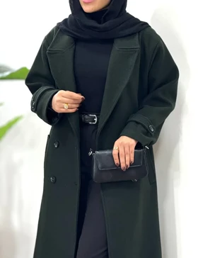 پالتو فوتر بلند آستردار بهگل