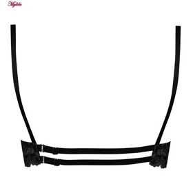 ست شورت و سوتین زنانه فنردار برتا مشکی کد 5123-2082-BB