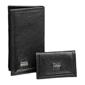 ست دو تکه کیف پول و جاکارتی مردانه چرمی gucci