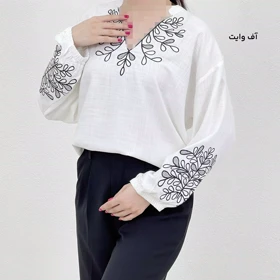 بلوز زنانه گلدوزی زارا