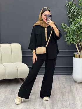 ست مانتو و شلوار فریال