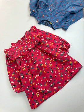 پیراهن یقه چین‌دار