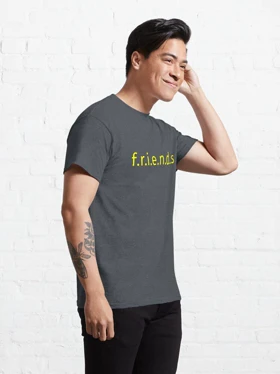 تیشرت فرندز طرح نوشته فرندزfriends