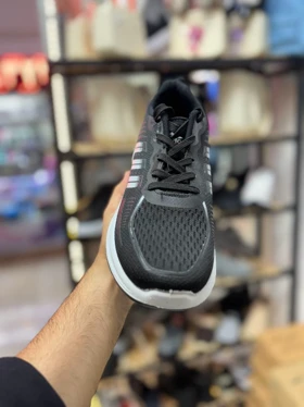 کتانی آدیداس پرو مشکی-سفید سایز زنانه و مردانه