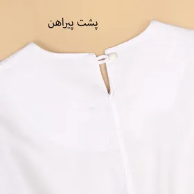 پیراهن لینن جیب‌دار