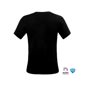 تیشرت نانو آنتی باکتریال ضدتعریق مردانه یقه هفت بسته مشکی